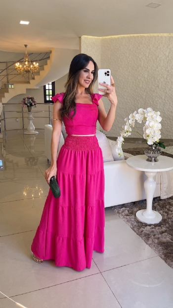 Conjunto Maria Alice Pink