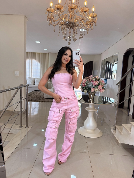 Calça Leide Rosa