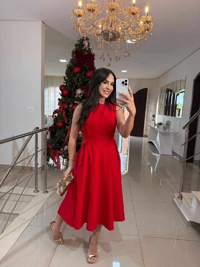 Vestido Marleide Vermelho