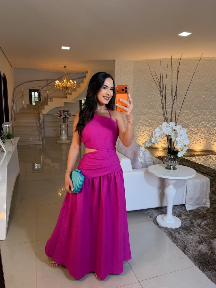Vestido Francini Fucsia