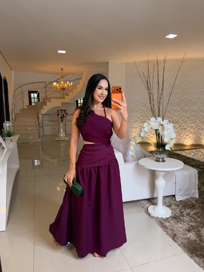 Vestido Francini Uva