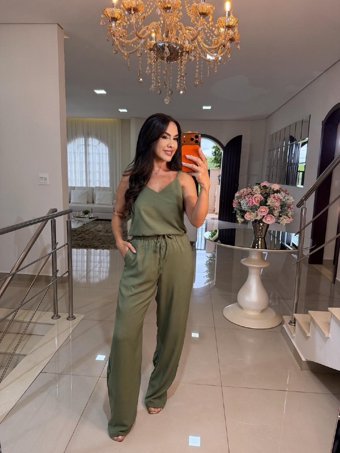 Conjunto Beth Verde Musgo