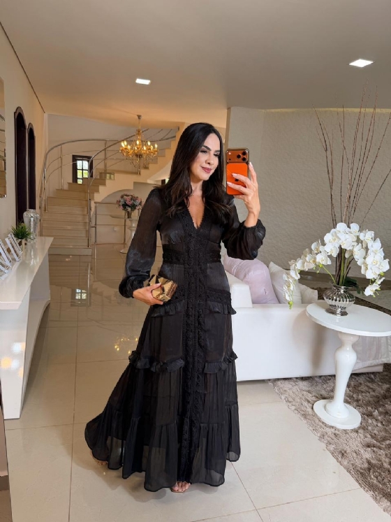 Vestido Maite Preto