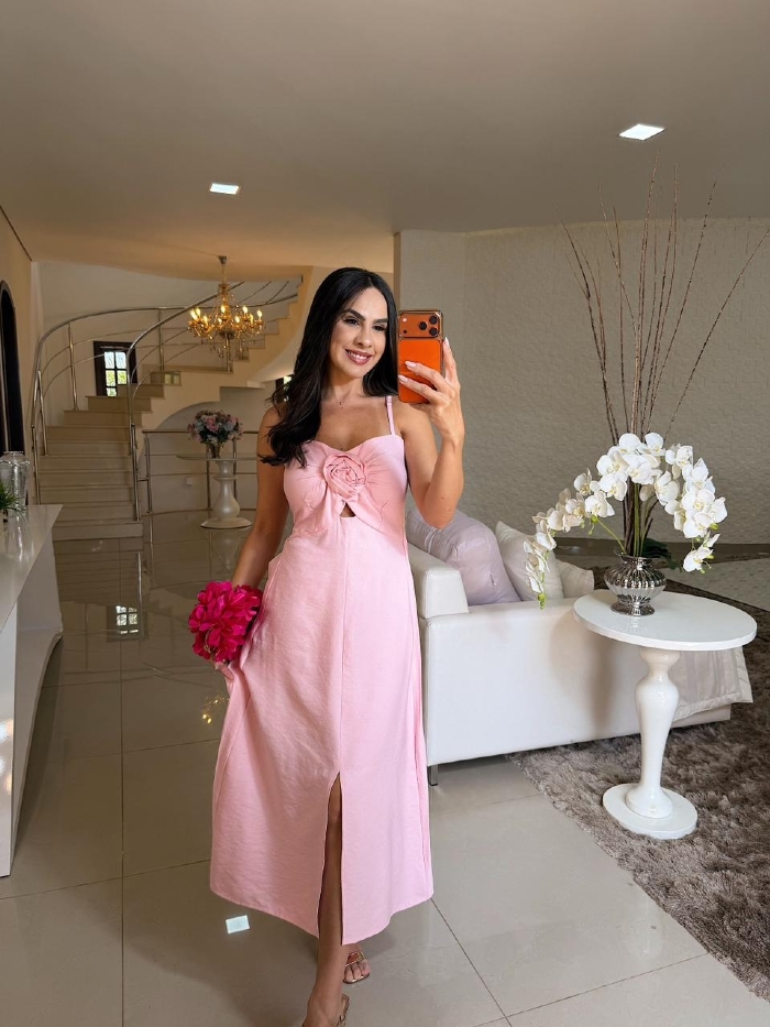 Vestido Keith Rosa