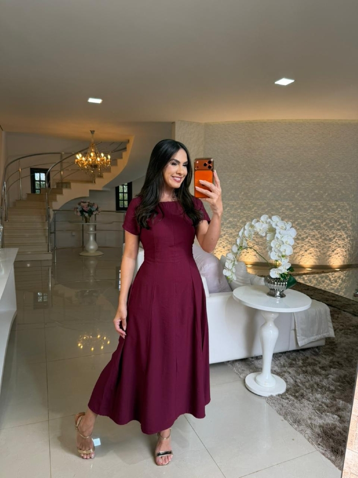 Vestido Jocele Uva