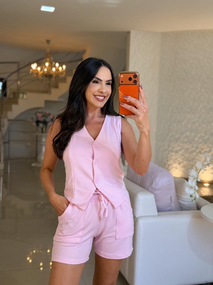Conjunto Lua Rosa