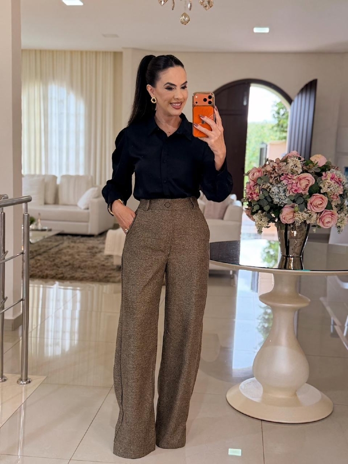 Calça Kenia Caramelo
