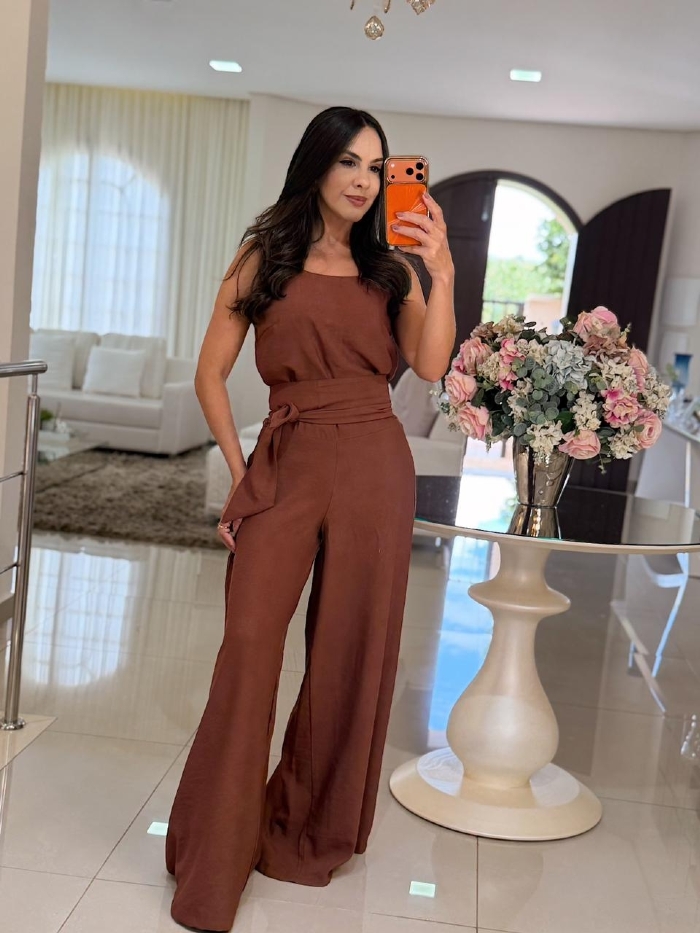 Conjunto Maya Marrom