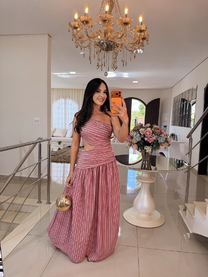 Vestido Rayssa Goiaba