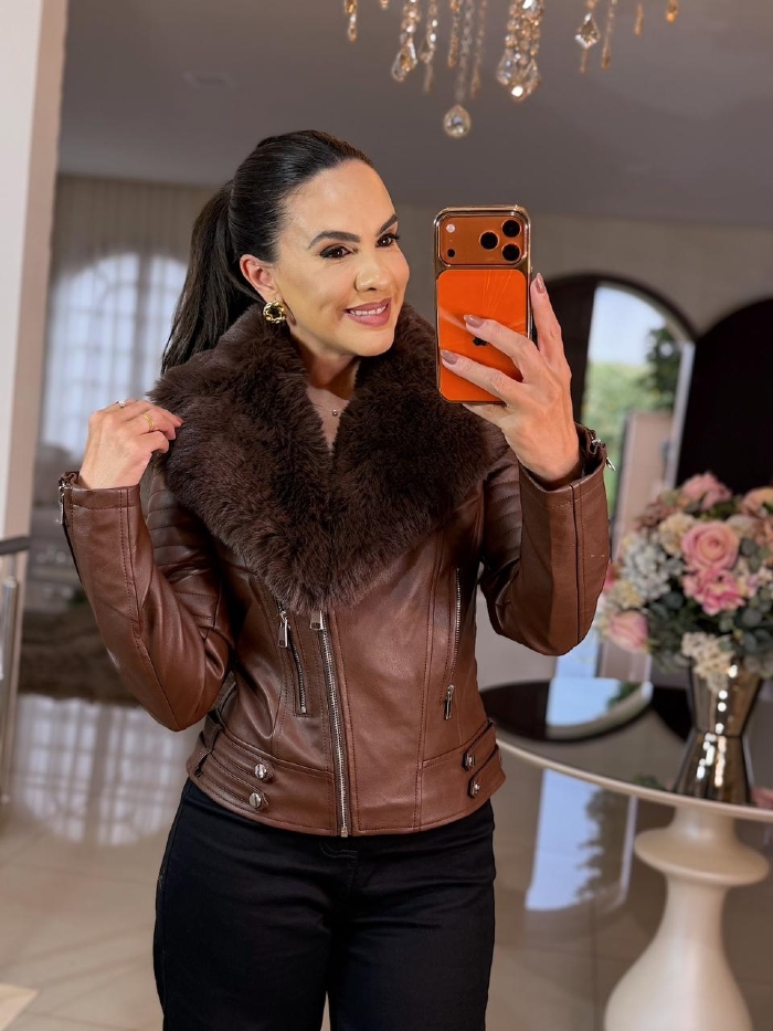 Jaqueta Giane Marrom