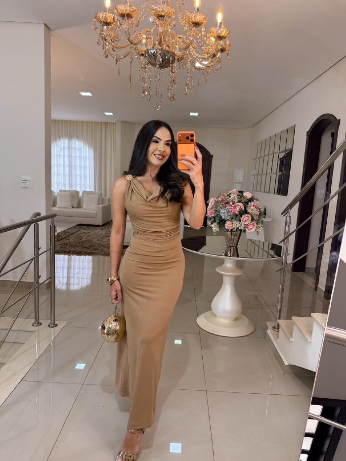 Vestido Karina Nude