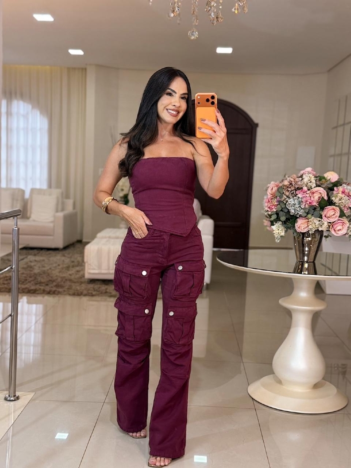 Calça Leide Marsala
