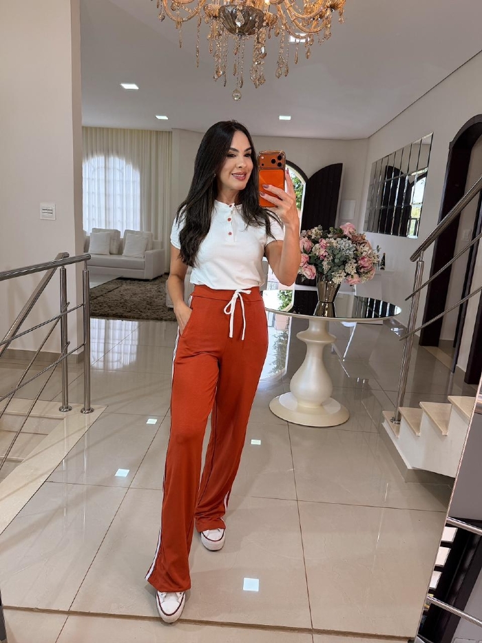 Conjunto Moletinho Evelin Telha