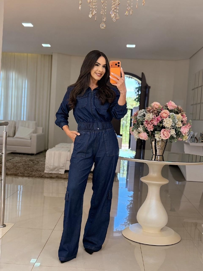 Conjunto Karen Jeans Escuro