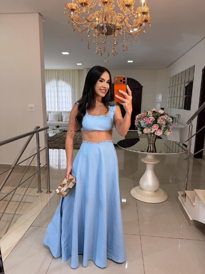 Conjunto Jade Jeans Claro