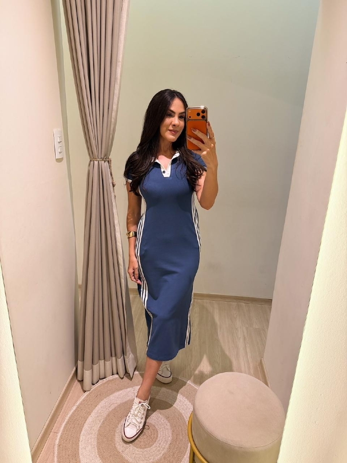 Vestido Sirley Azul