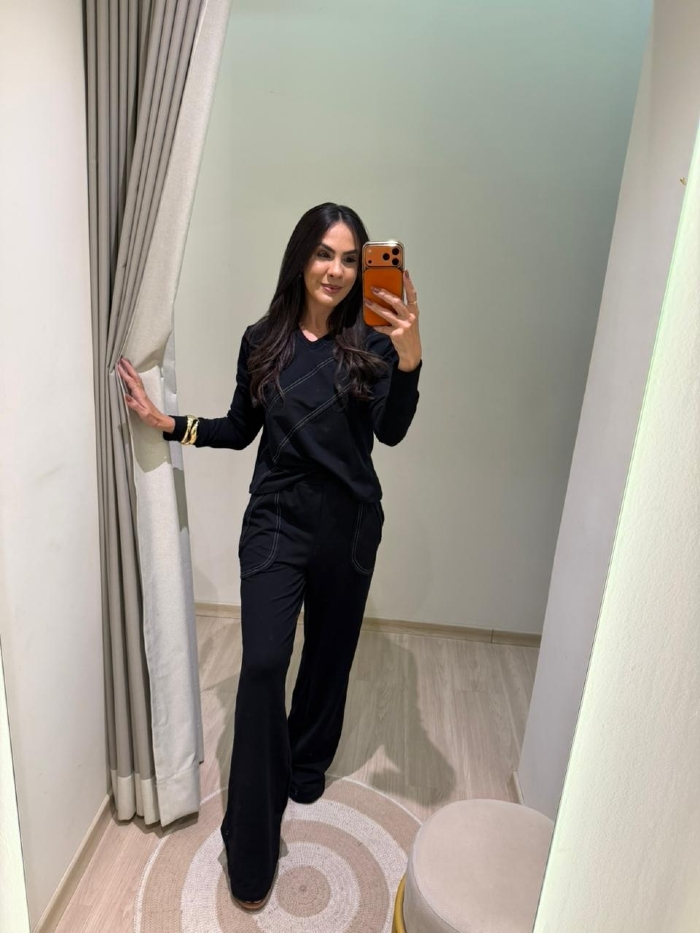 Conjunto Elaine Preto