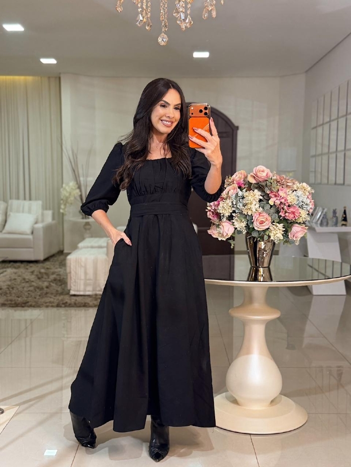 Vestido Solange Preto