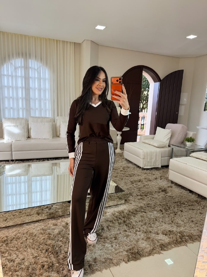 Conjunto Marli Marrom
