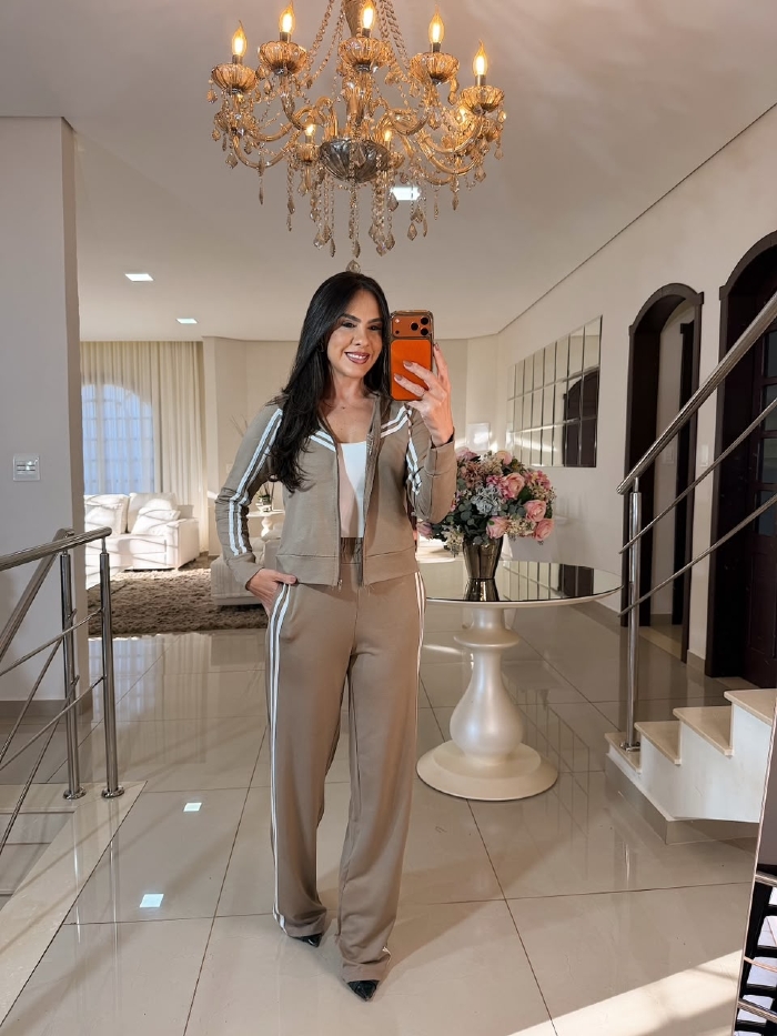 Conjunto Moletinho Maria Olívia Nude