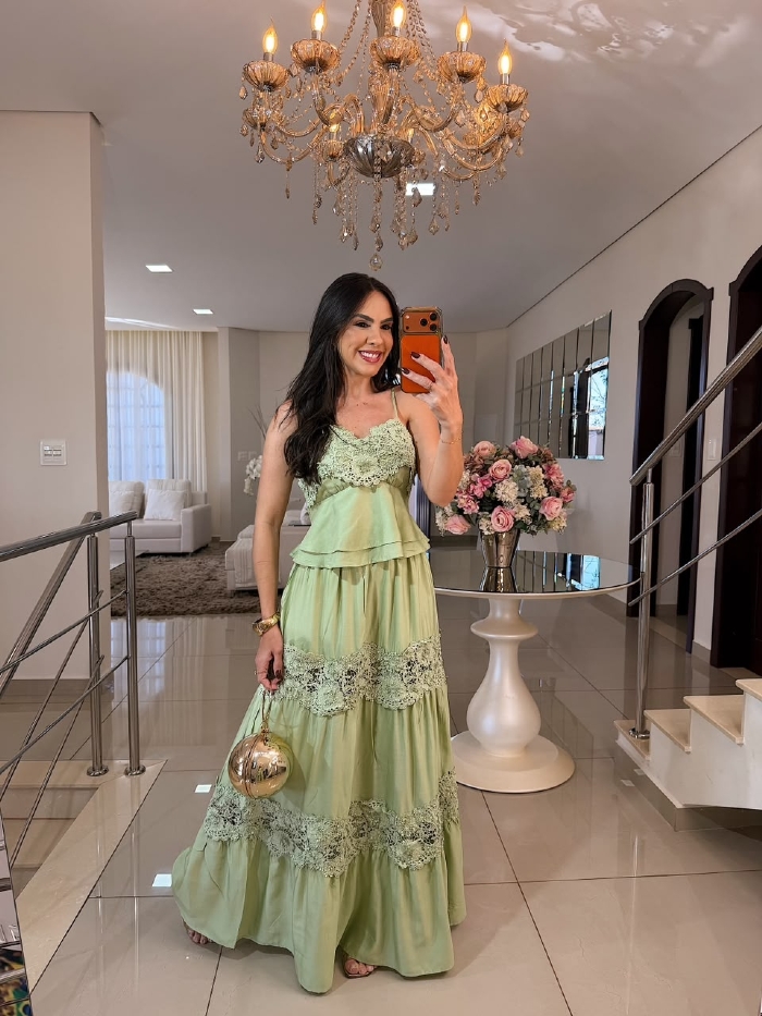 Conjunto Kássia Verde Menta