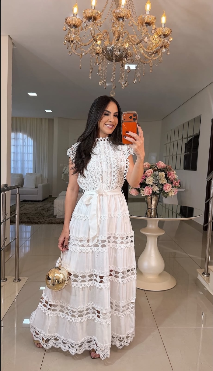 Vestido Marielly Branco