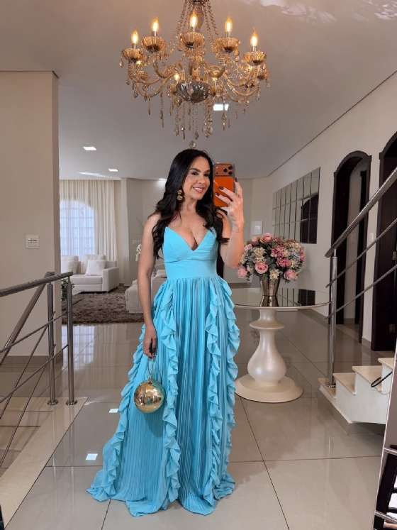 Vestido Jasmim Azul