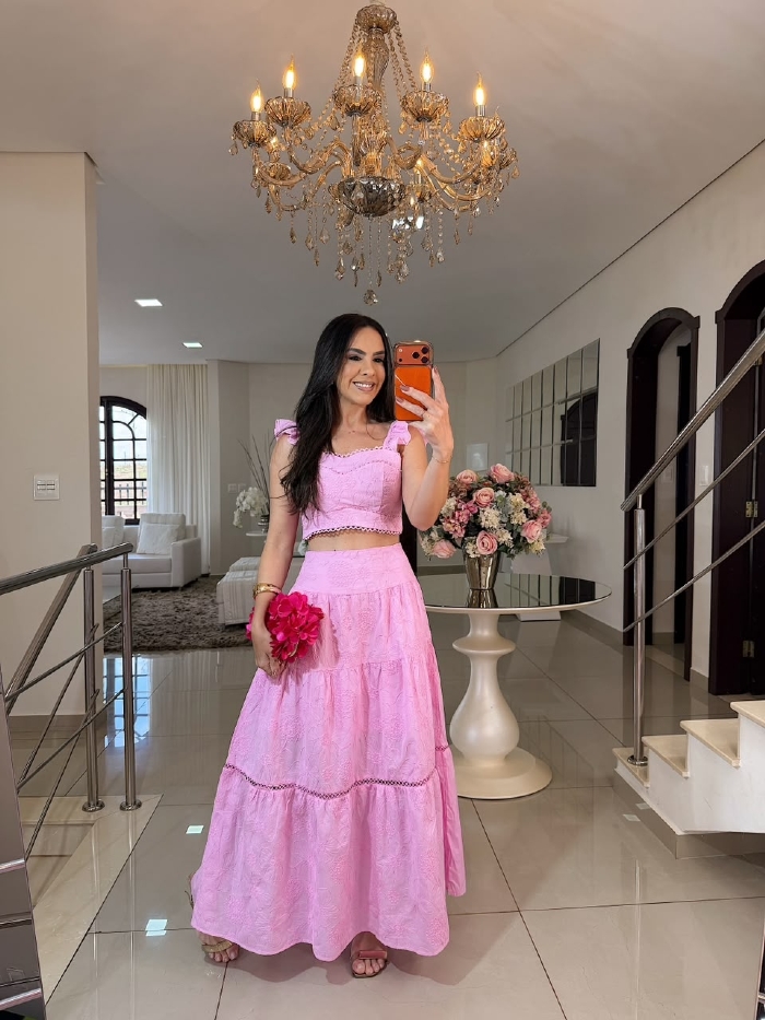 Conjunto Ruanna Rosa