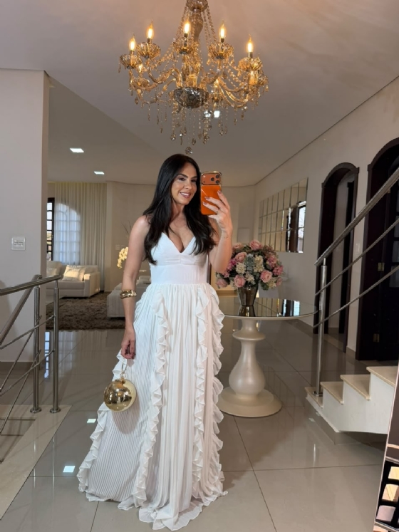 Vestido Jasmim Branco
