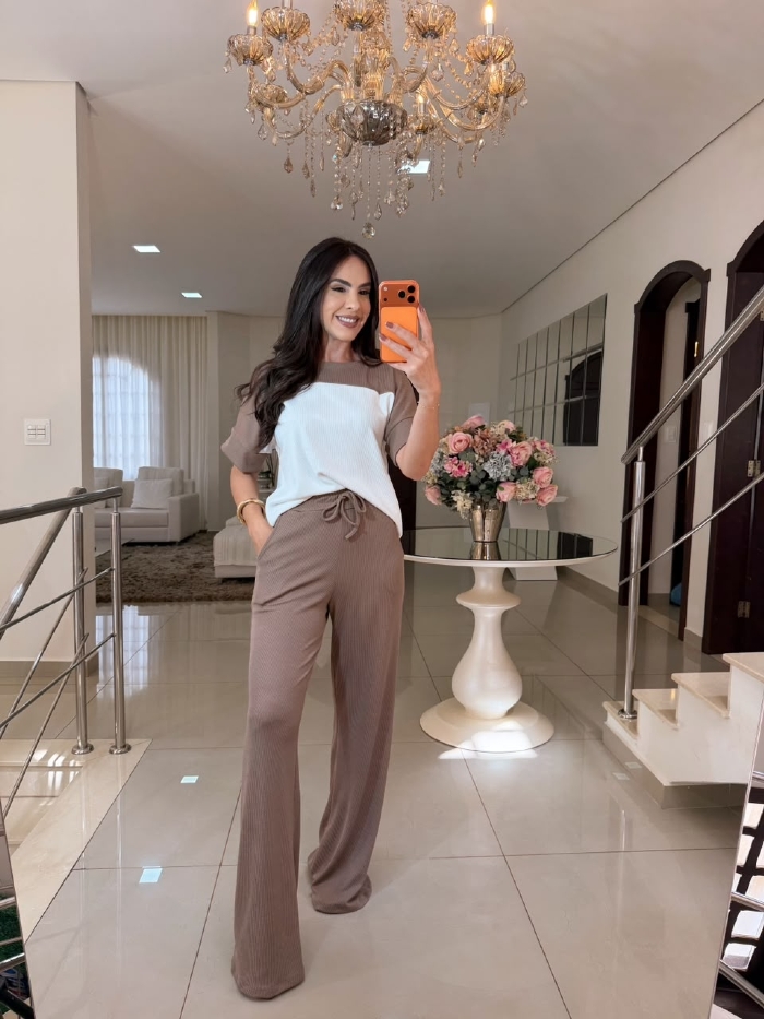 Conjunto Dalva Cappuccino