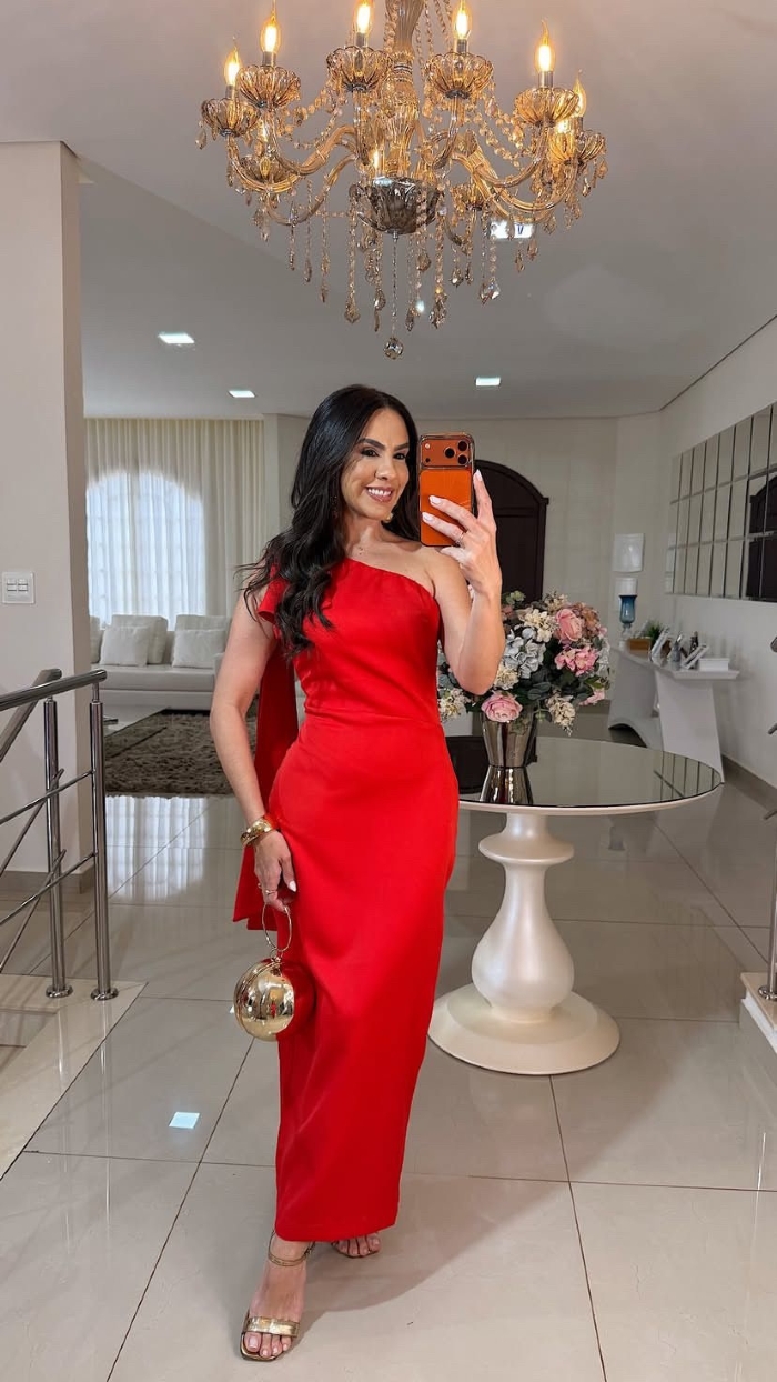 Vestido Iasmin Vermelho