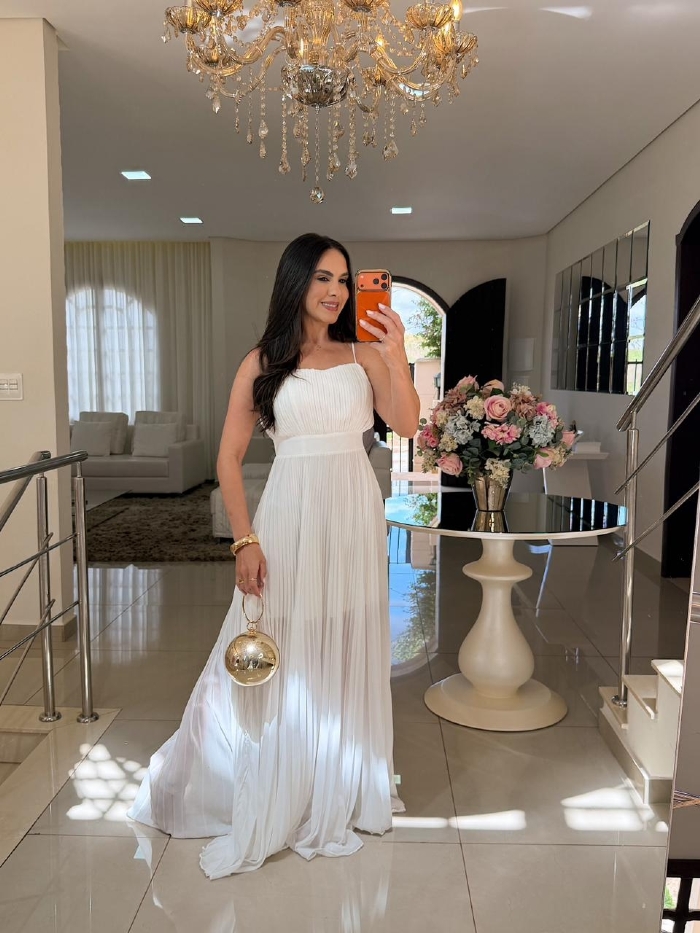 Vestido Sophia Branco