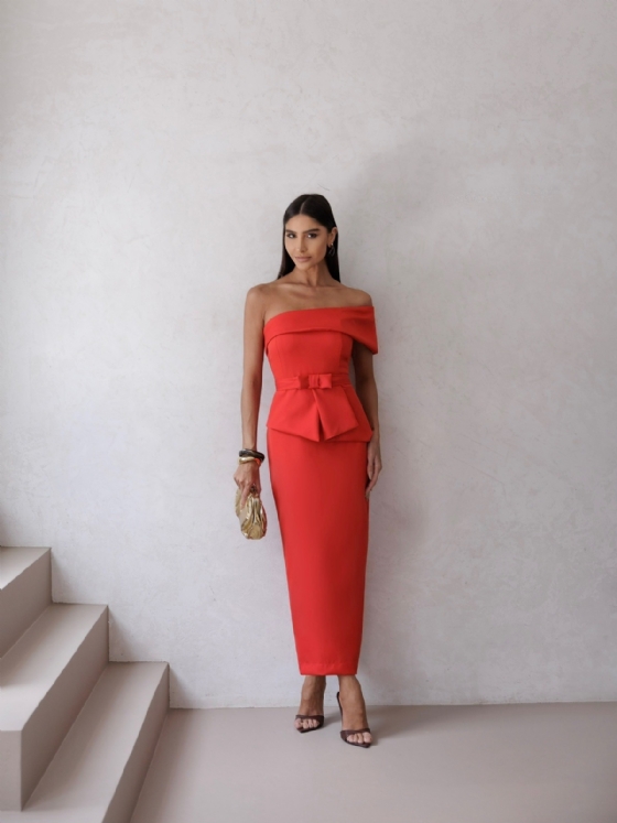 Vestido Elegance Vermelho