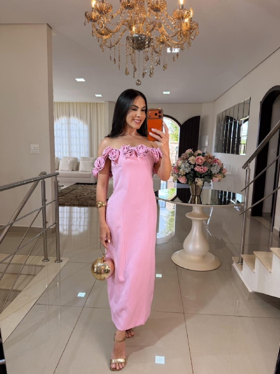 Vestido Hortênsia Rosa