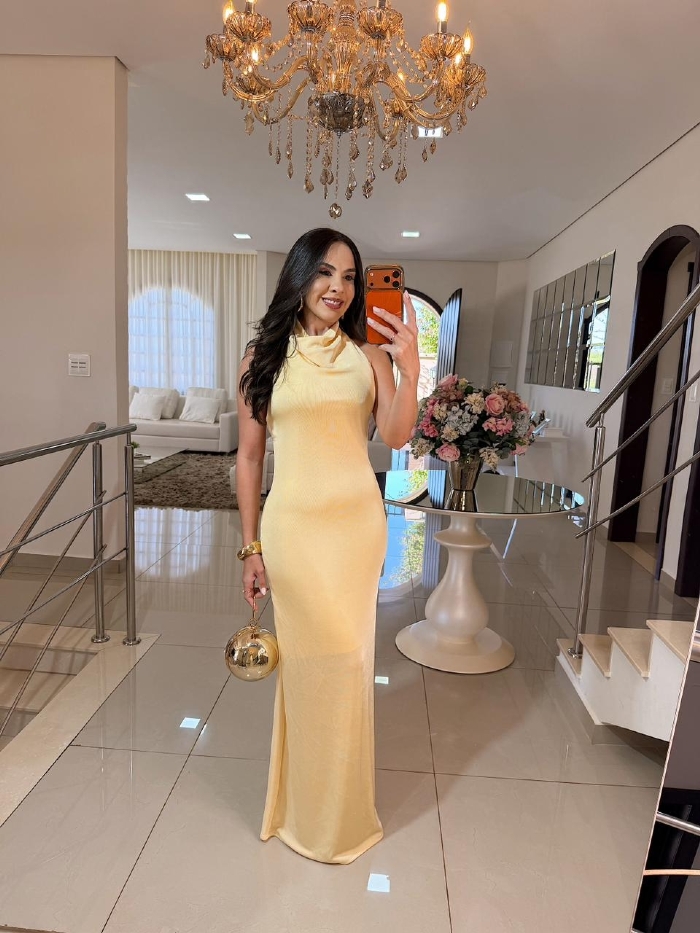 Vestido Luzieli Amarelo