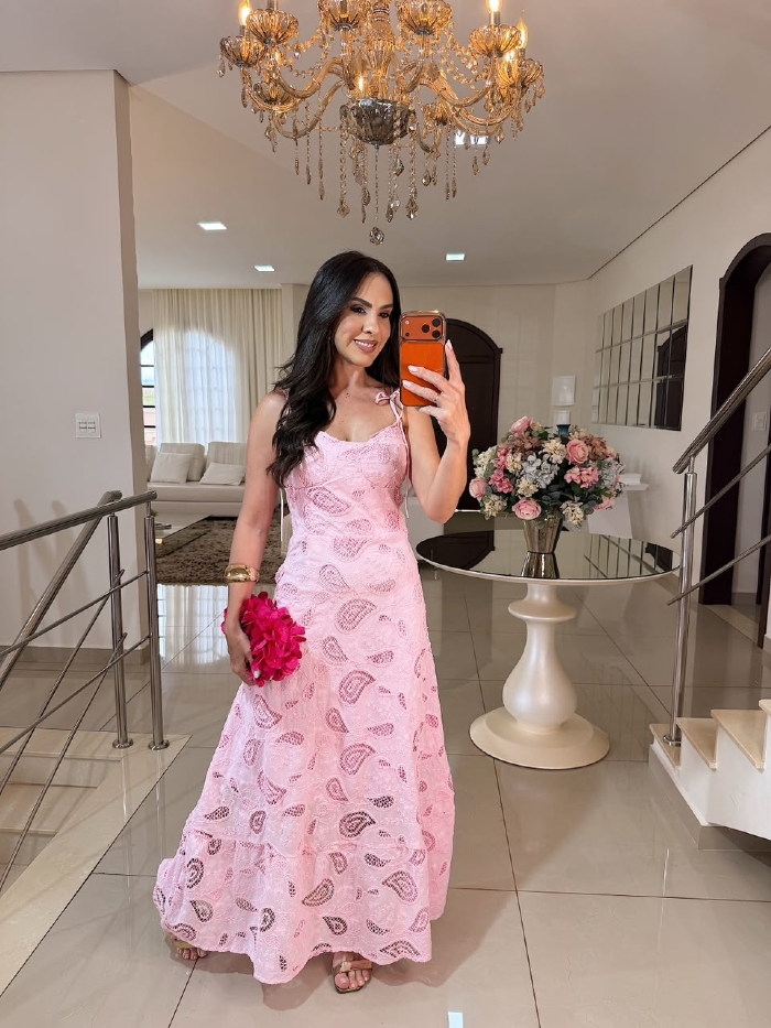 Vestido Renda Importada Darci Rosa