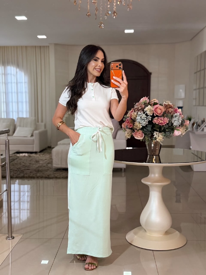 Conjunto Theodora Verde Menta