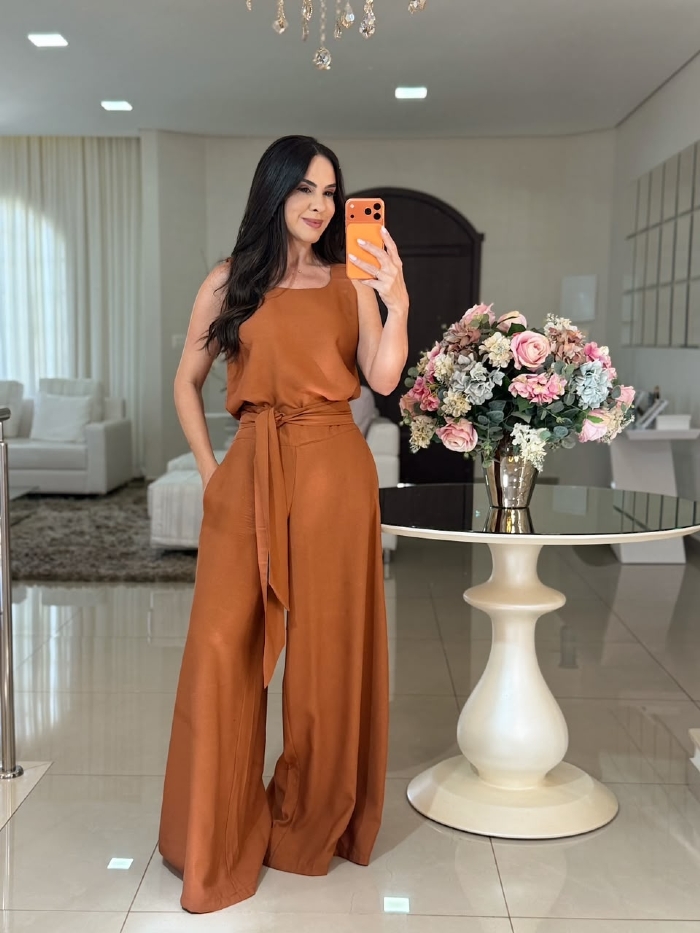 Conjunto Maya Caramelo