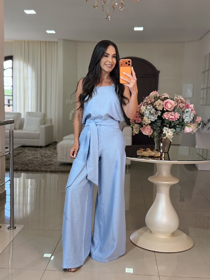 Conjunto Maya Azul Bebê