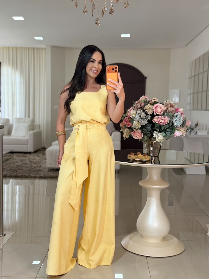 Conjunto Maya Amarelo