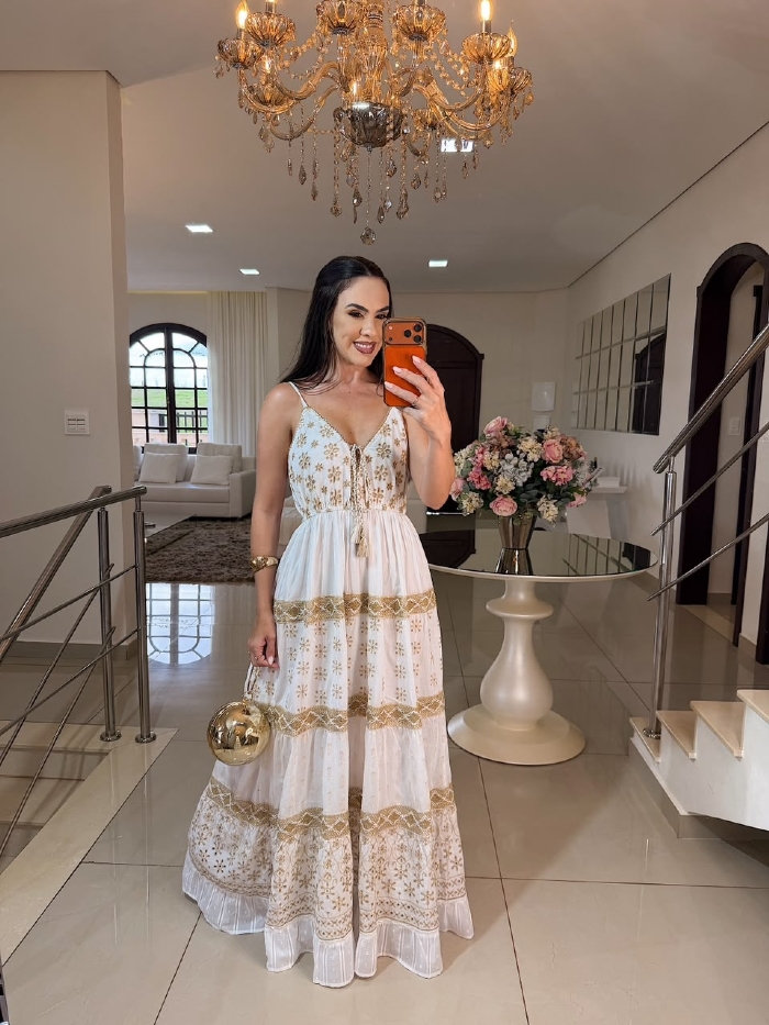 Vestido Indiano Mel