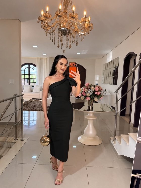 Vestido Prada Genevieve Preto