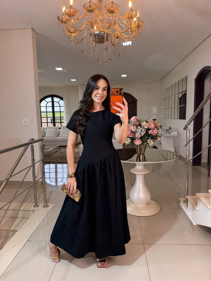 Vestido Auriely Preto