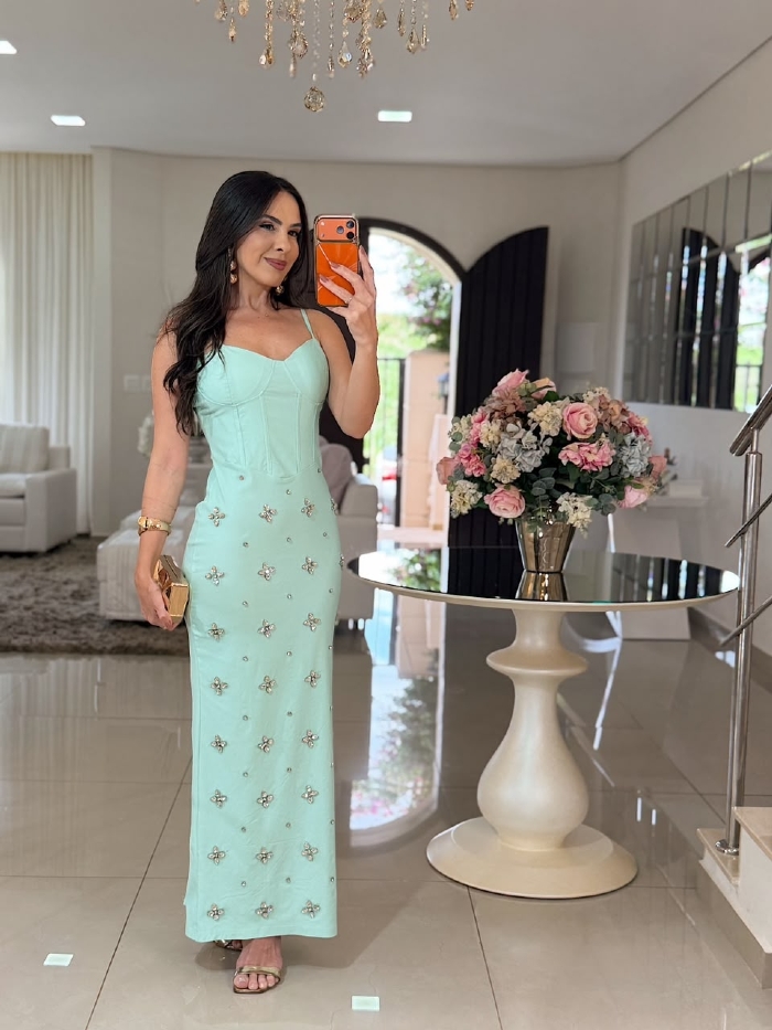 Vestido Eslovênia Verde