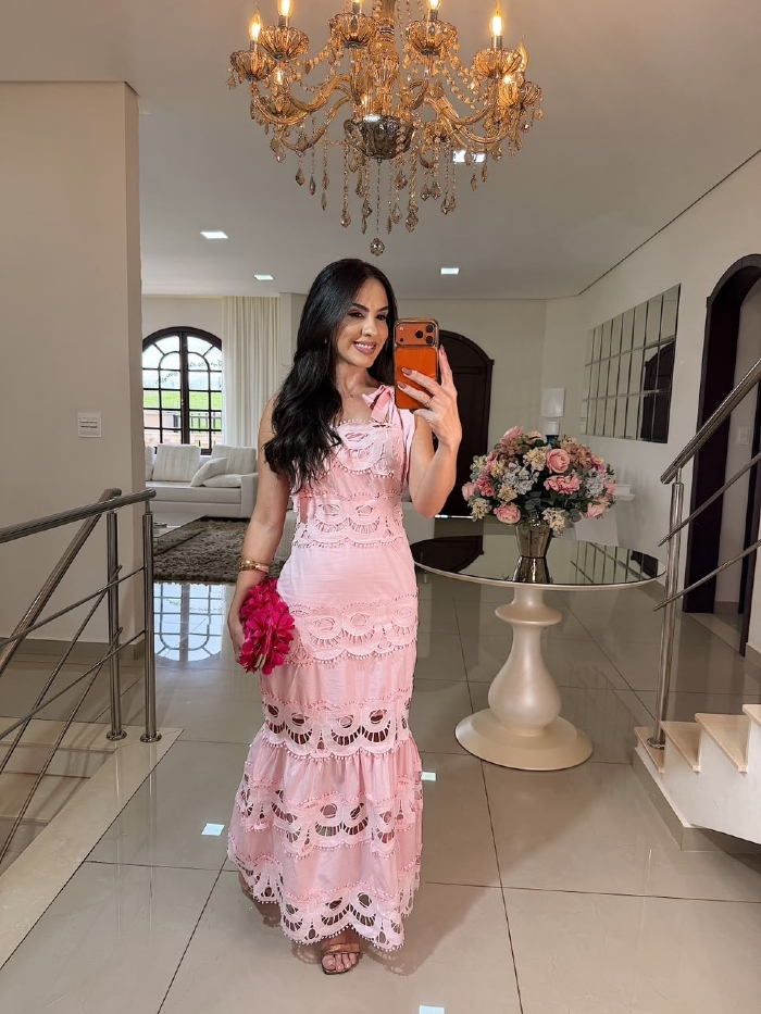 Vestido Úrsula Rosa