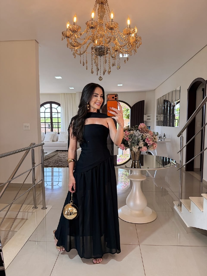 Vestido Beatrice Preto