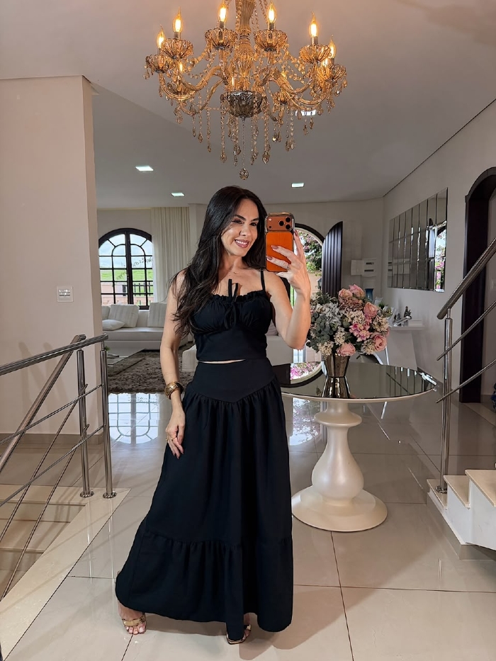 Conjunto Louise Preto