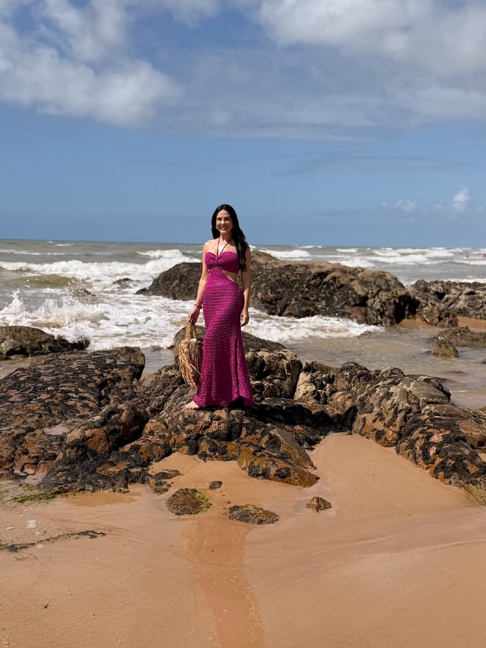 Vestido Mayara Fúcsia
