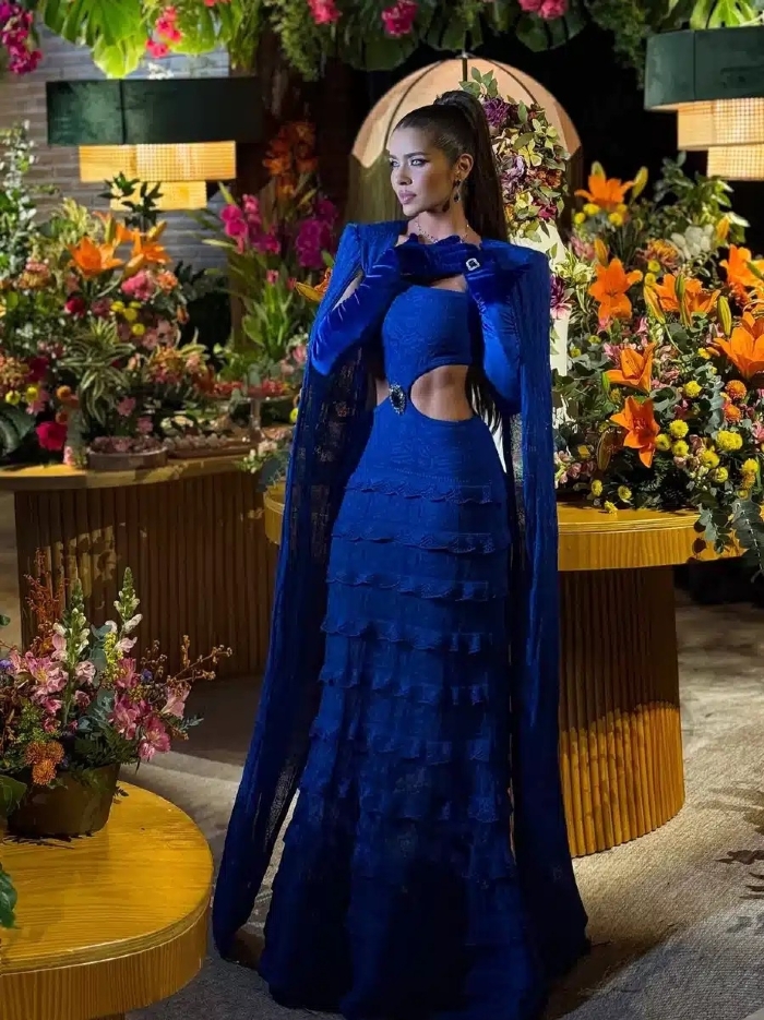 Vestido Imperial Azul