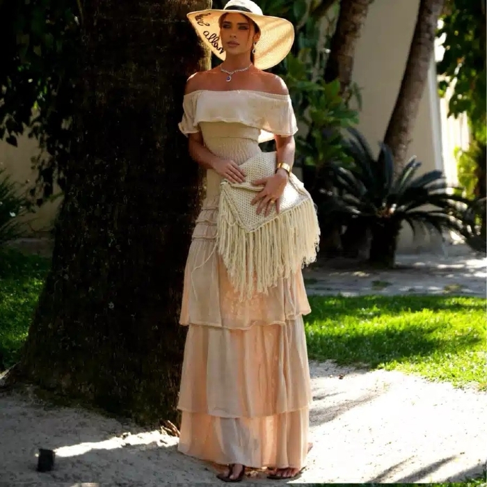 Vestido Ayla Bege